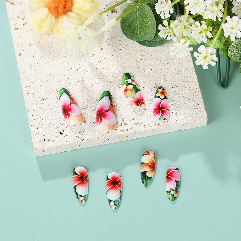 24 Stück/Set Blumen-Aufklebenägel