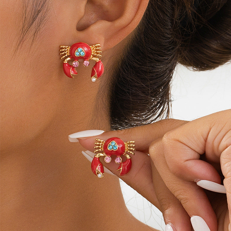Crab Stud Earrings
