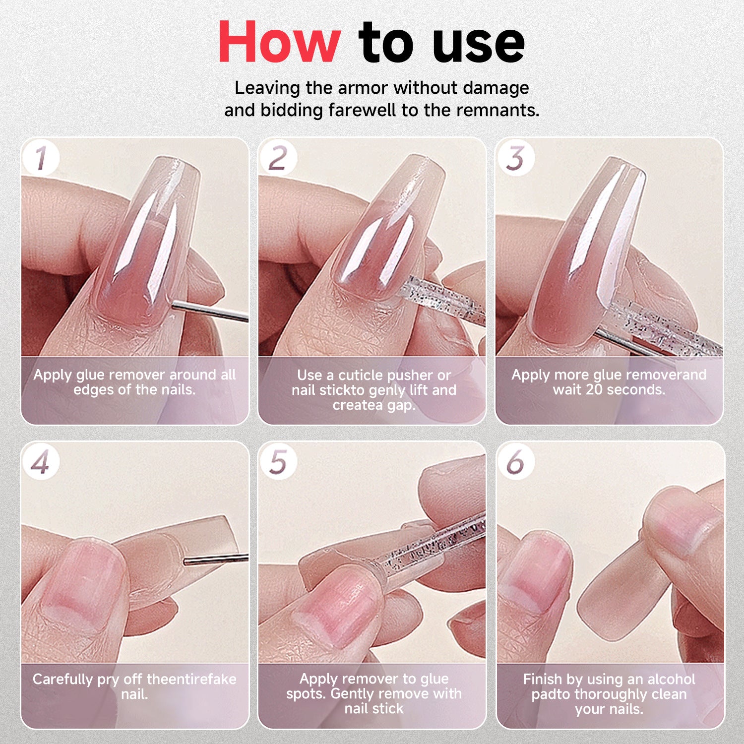 Pinpoint Remover For Nail Glue Remover