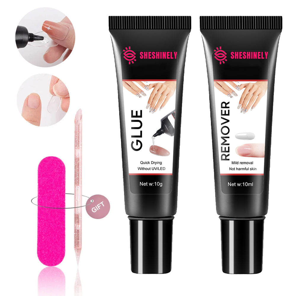 Upgrade Semi-Solid Glue Without Cure Nail Glue