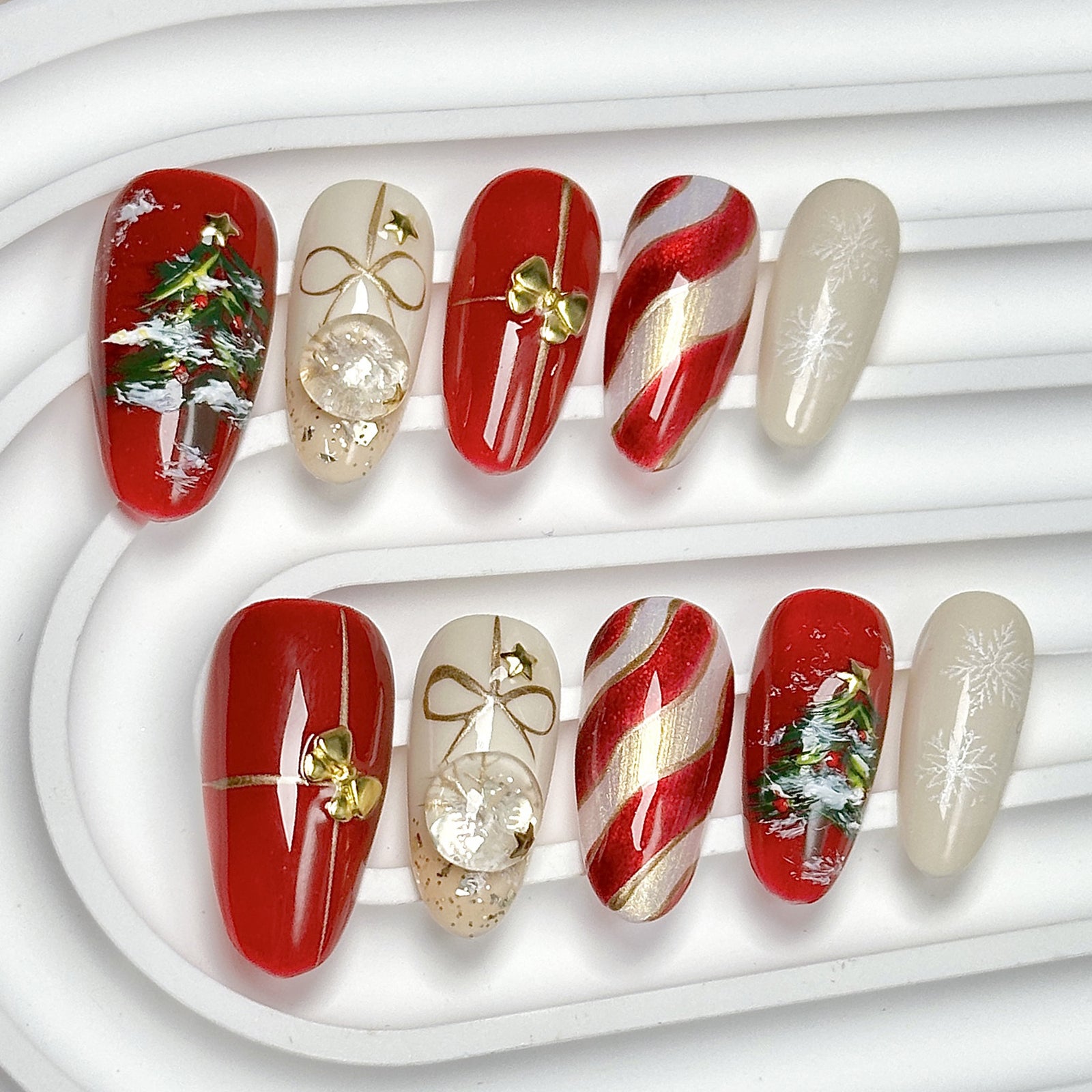 (Handmade) 10pcs/Set Press on Nails