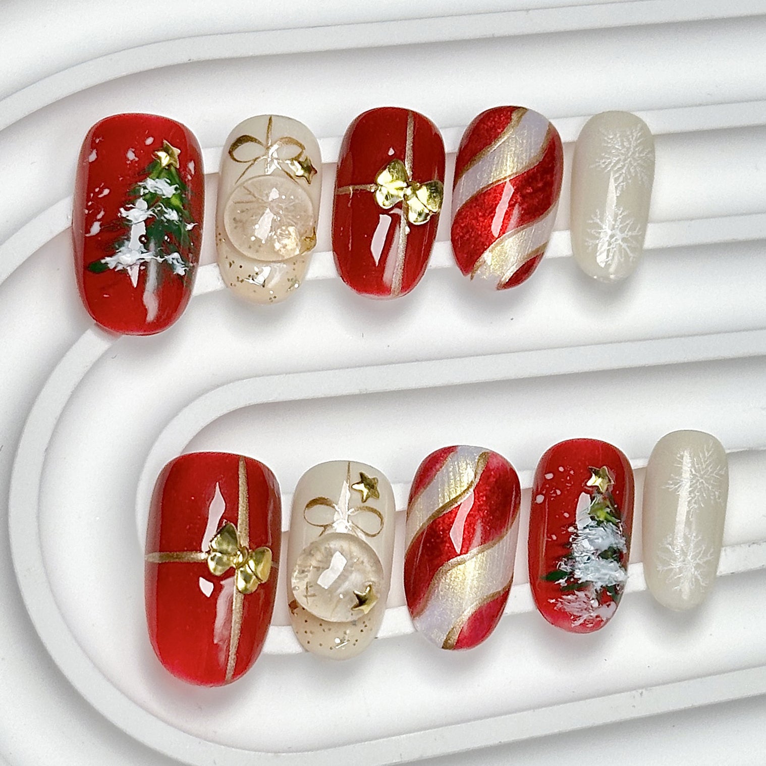 (Handmade) 10pcs/Set Press on Nails