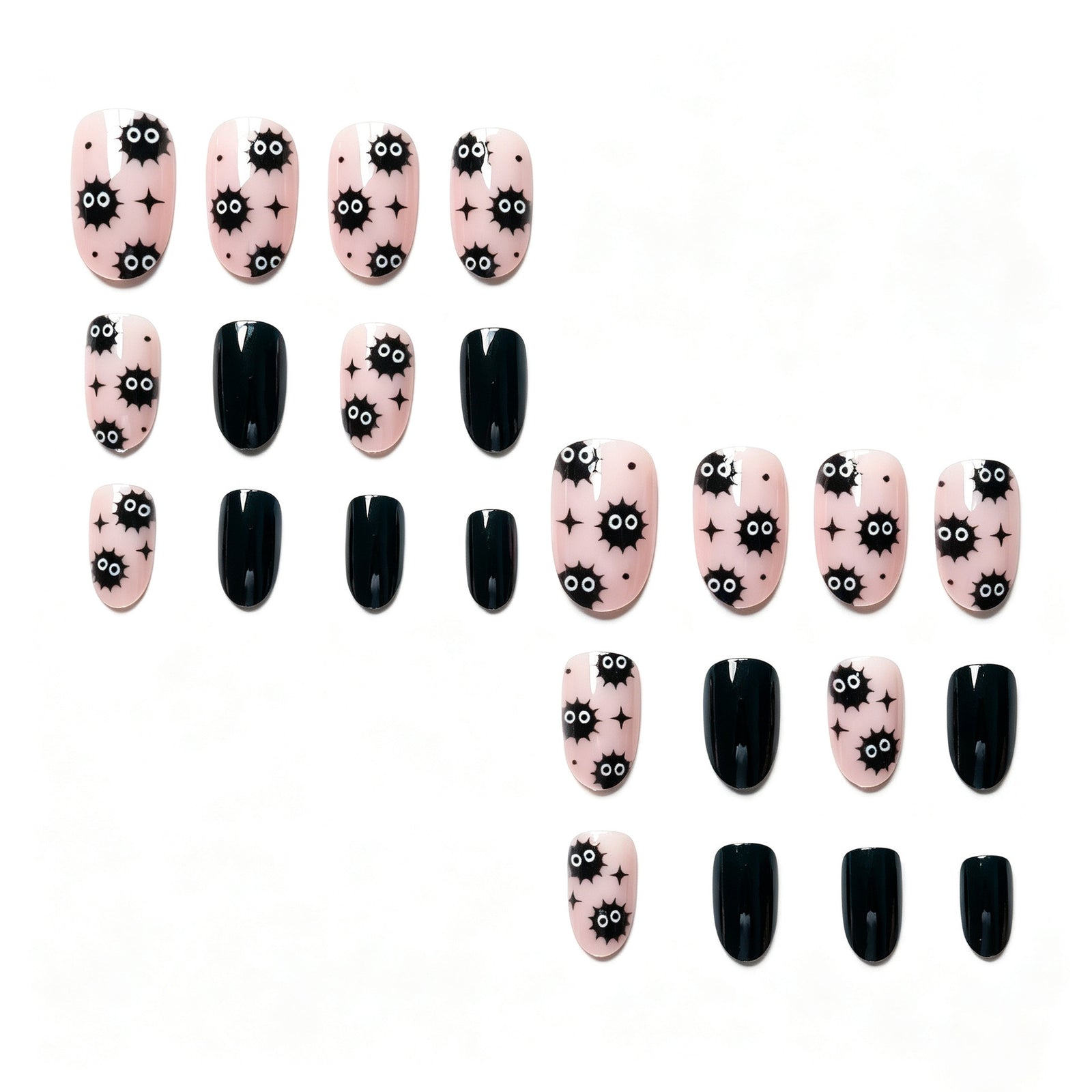 24pcs/Set Cute Cartoon Spider Press On Nails
