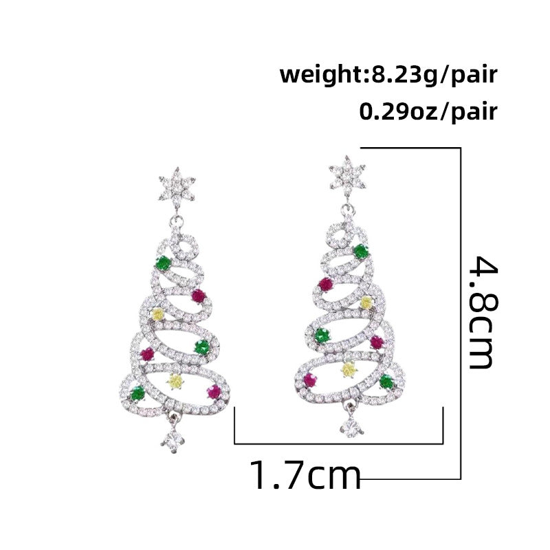 Christmas Tree Stud Earrings