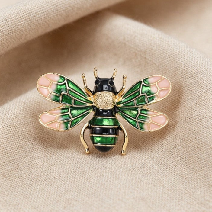 Enamel Alloy Bee Brooch