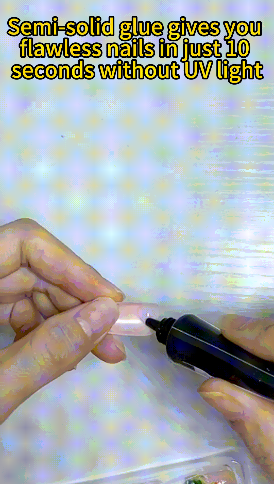 Upgrade Semi-Solid Glue Without Cure Nail Glue
