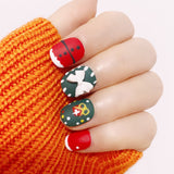 10pcs/Set Christmas Press-On Nails