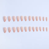 24pcs/Set Aurora Mermaid French Press-On Nails