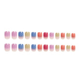 24pcs/Set Ombre Press-On Nails