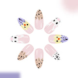 24pcs/Set Easter Egg French Bunny Press-On Nails