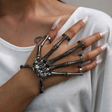 Exaggerated Skeleton Hand Chain Bracelet