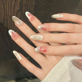 (Handmade) 10pcs/Set Cat-Eyed Koi Fish Press-On Nails