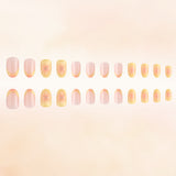 24pcs/Set 3D Floral Press-On Nails