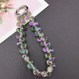 Crystal Teardrop Bead Charm Keychain & Phone Strap