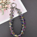 Crystal Teardrop Bead Charm Keychain & Phone Strap