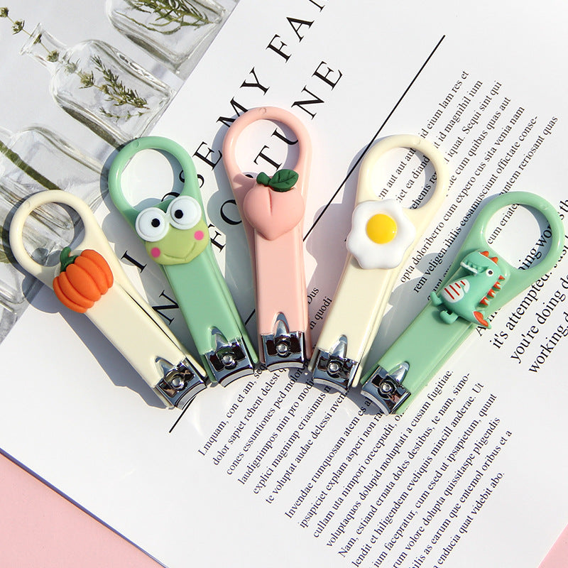 Splash-Proof Cartoon Nail Clippers