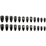 24pcs/Set Space Cosmic Planetary Press-On Nails