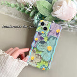 Retro Blooms Floral iPhone Case