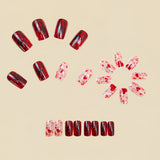 24pcs/Set Valentine’s Day Hearts Press-On Nails
