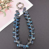 Crystal Teardrop Bead Charm Keychain & Phone Strap