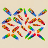24pcs/Set Multicolor Butterflies Press-On Nails
