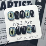 10pcs/Set Cat Eye Press-On Nails