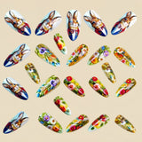 24pcs/Set Easter Bunny & Flowers Press-On Nails