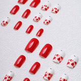 24pcs/Set Heart Press-On Nails