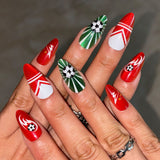24pcs/Set World Cup Inspired Press-On Nails