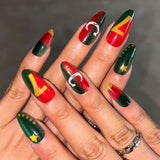 24pcs/Set World Cup Inspired Press-On Nails