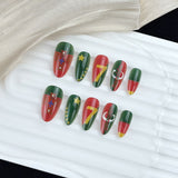 24pcs/Set World Cup Inspired Press-On Nails