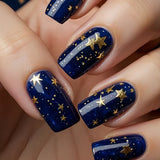 24pcs/Set Stars and Constellations Press-On Nails