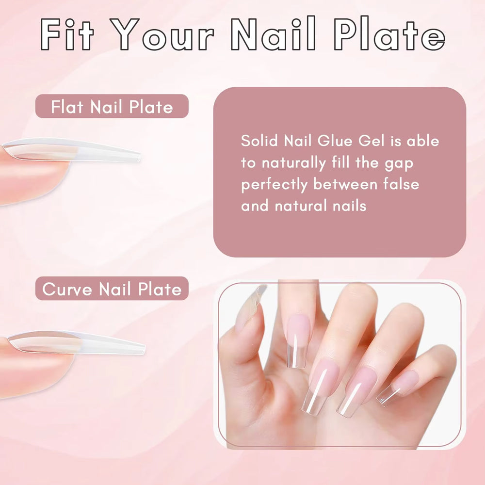 Solid Nail Gel Glue For Nail Tips And Press On Nails Nail Glue