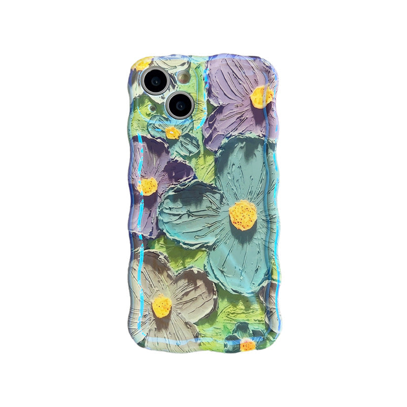 Retro Blooms Floral iPhone Case