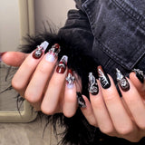 (Handmade) 10pcs/Set Lava Demon Bloodlust Press-On Nails