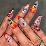 24pcs/Set World Cup Inspired Press-On Nails