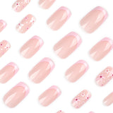 24pcs/Set Fresh Summer Floral Press-On Nails