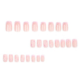 24pcs/Set Fresh Summer Floral Press-On Nails