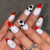 24pcs/Set World Cup Inspired Press-On Nails