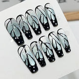 10pcs/Set Butterfly Press-On Nails