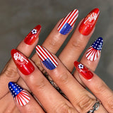 24pcs/Set World Cup Inspired Press-On Nails