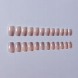 24pcs/Set Gray Gradient Press-On Nails