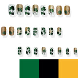 24pcs/Set Four-Leaf Clover Press-On Nails