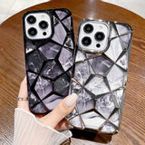 Marble Patchwork iPhone Case