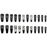 24pcs/Set Space Black Hole Press-On Nails