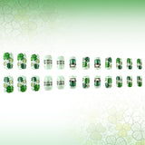 24pcs/Set Four-Leaf Clover St. Patrick's Day Press-On Nails