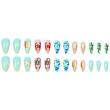 24pcs/Set Starfish & Seashell Press-On Nails