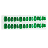 24pcs/Set Green Cat Eye Press-On Nails