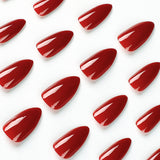 24pcs/Set Solid Color Press-On Nails