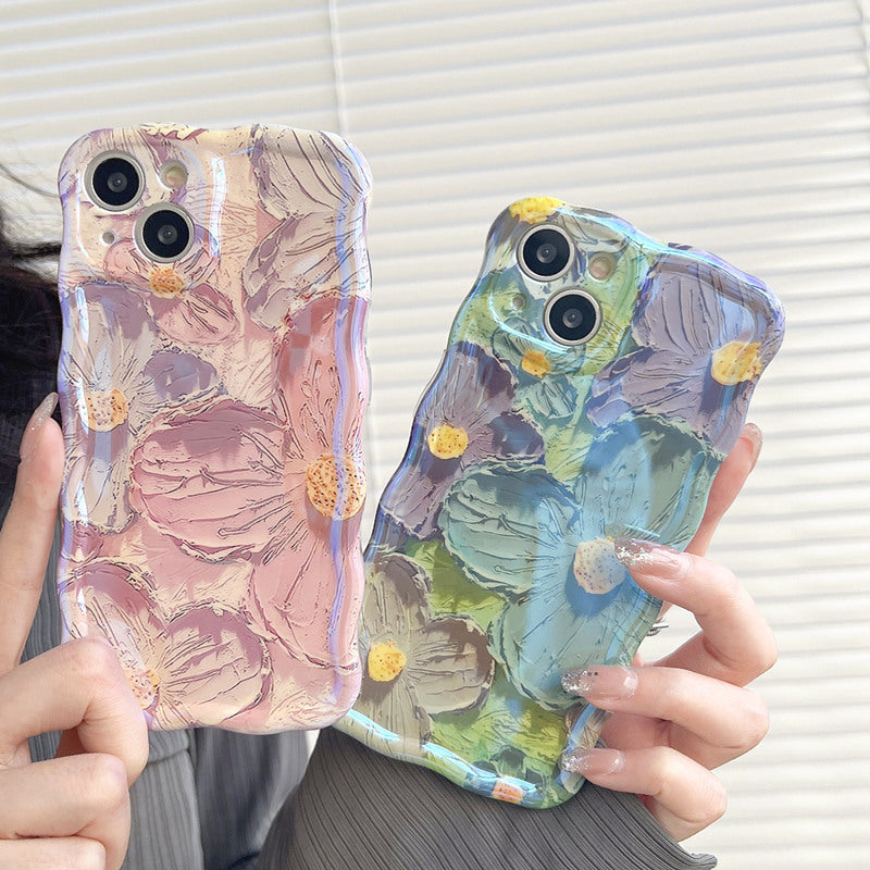 Retro Blooms Floral iPhone Case